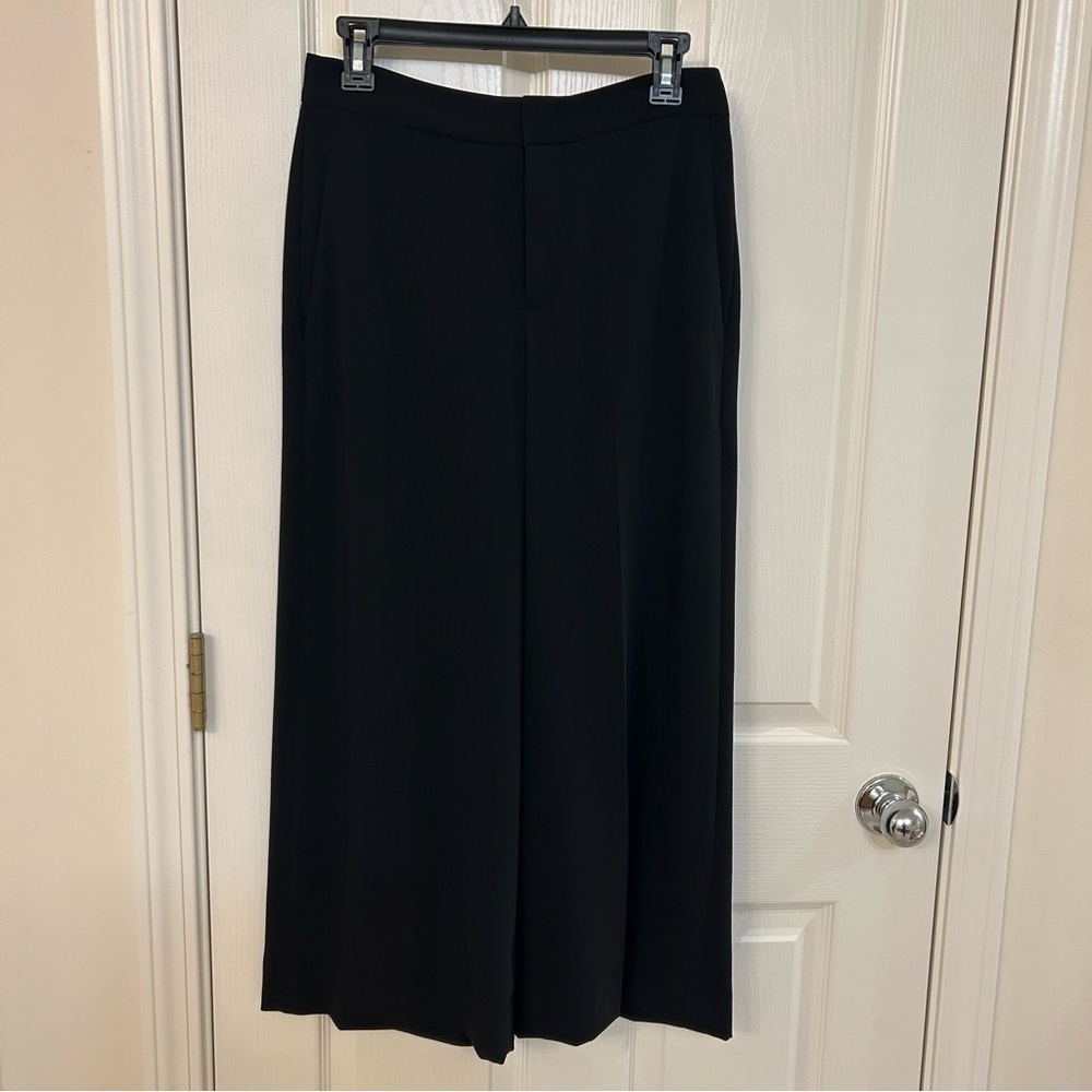 Vince Crop Wide Leg Pants in Black Size 2 - Picture 4 of 9
